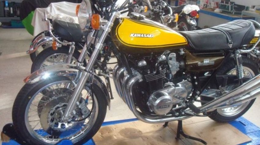 moto ancienne Kawasaki